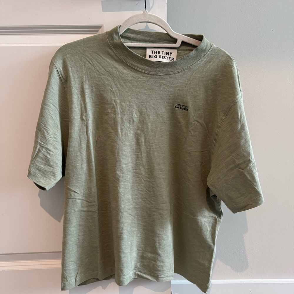 The Tiny Big Sister Green T-Shirt